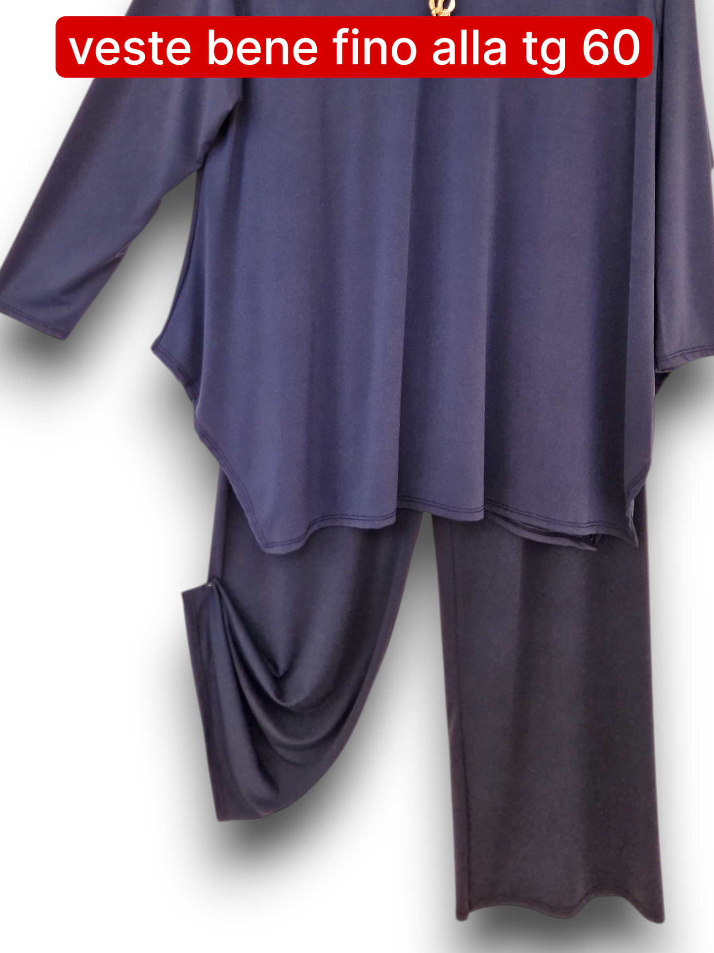 Maxi Maglia in Cepe Con Collana Maura