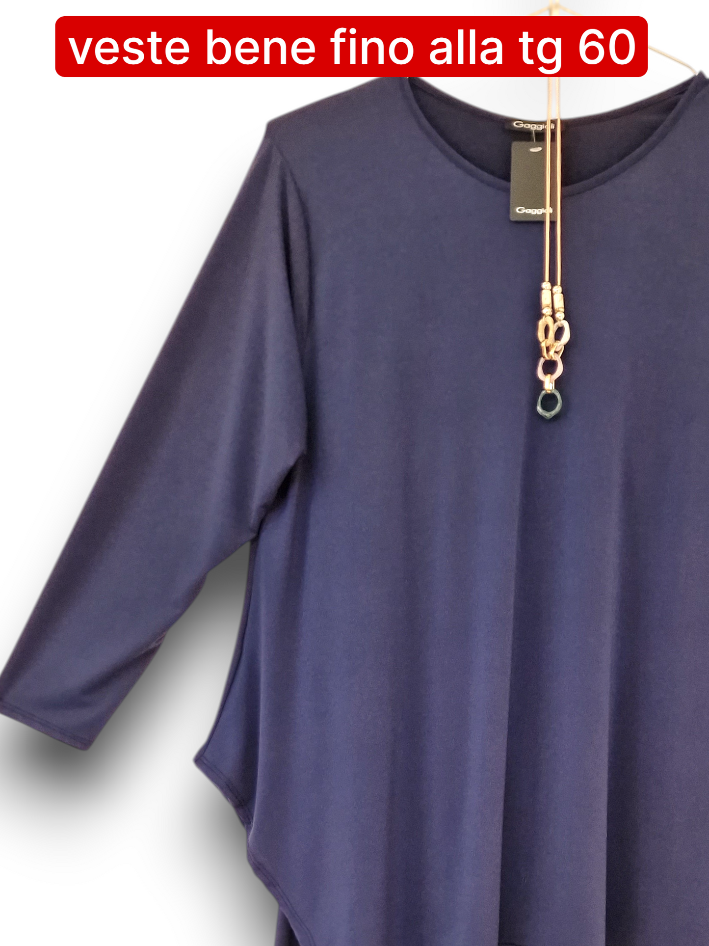 Maxi Maglia in Cepe Con Collana Maura