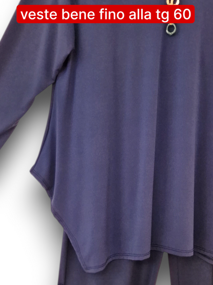 Maxi Maglia in Cepe Con Collana Maura