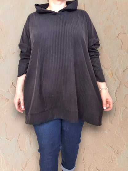 Maxi Felpa Taglie Forti  Made in Italy Sonia