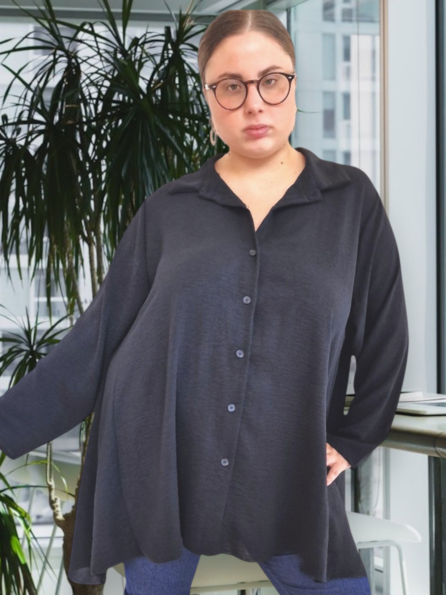 Maxi Camicia Taglie Forti Evelina