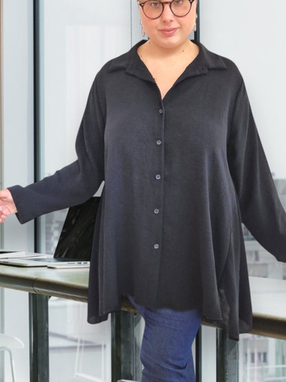 Maxi Camicia Taglie Forti Evelina