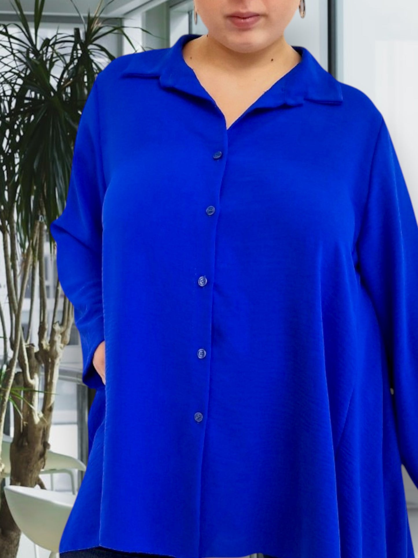 Maxi Camicia Taglie Forti Esmeralda