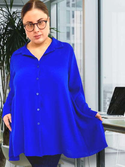 Maxi Camicia Taglie Forti Esmeralda