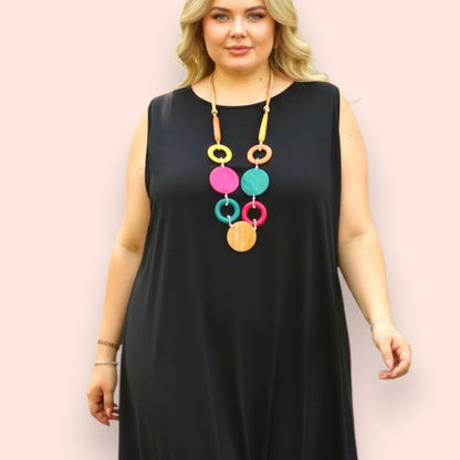 Maxi Abito in Crepe Gioia