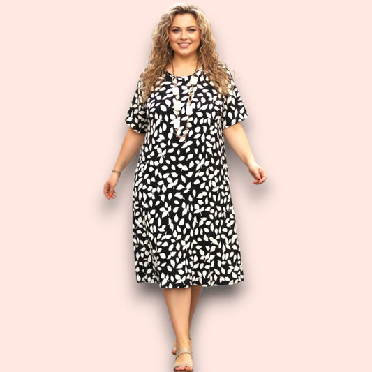 Maxi Abito in Crepe Fantasia Salvia