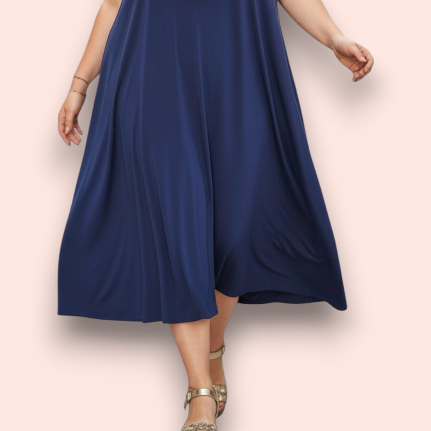 Maxi Abito in Crepe Eliana