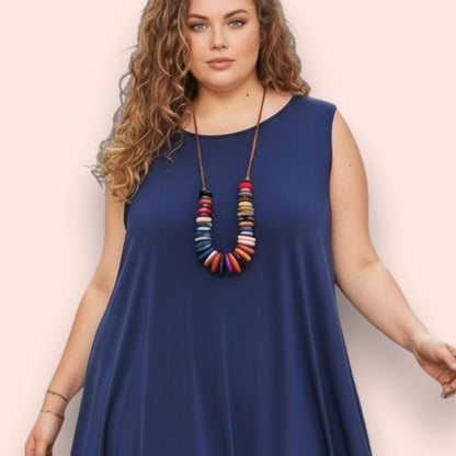 Maxi Abito in Crepe Eliana