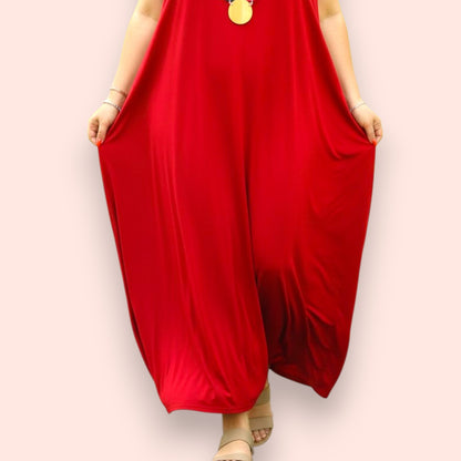 Maxi Abito in Crepe Glenda