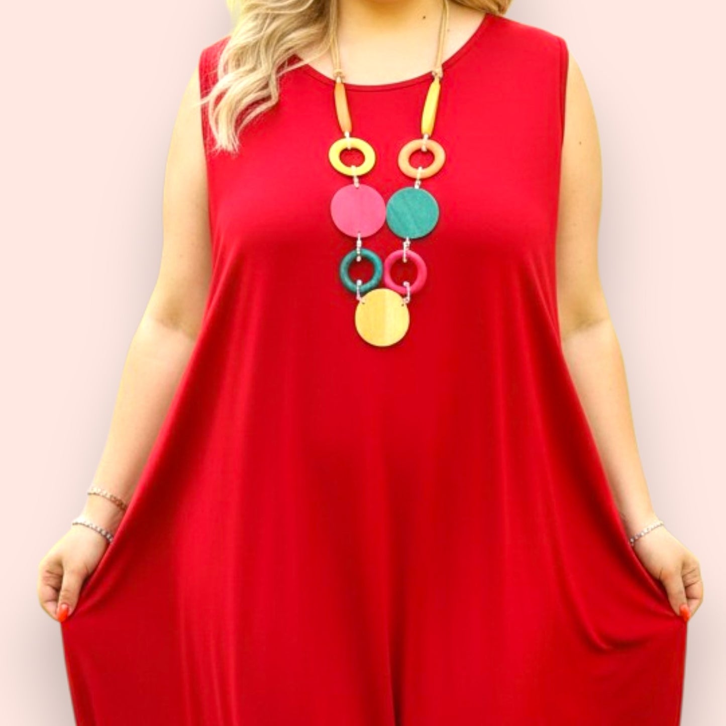 Maxi Abito in Crepe Glenda