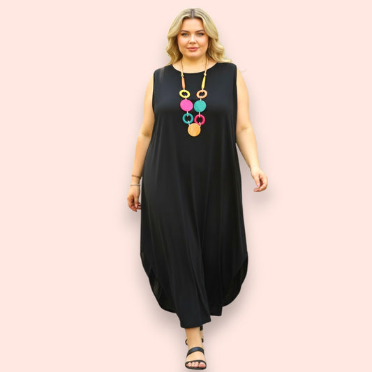 Maxi Abito in Crepe Gioia