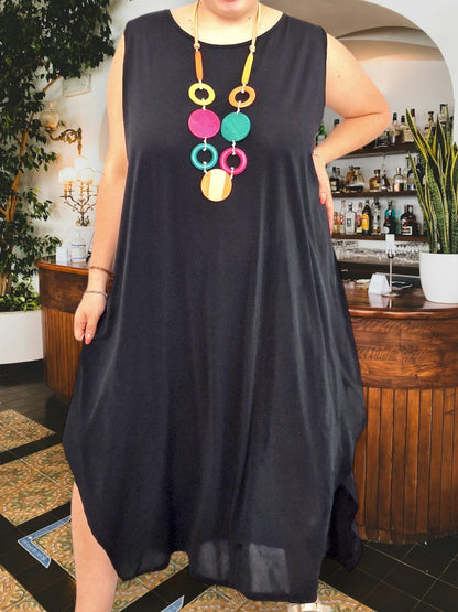 Maxi Abito in Crepe Gioia