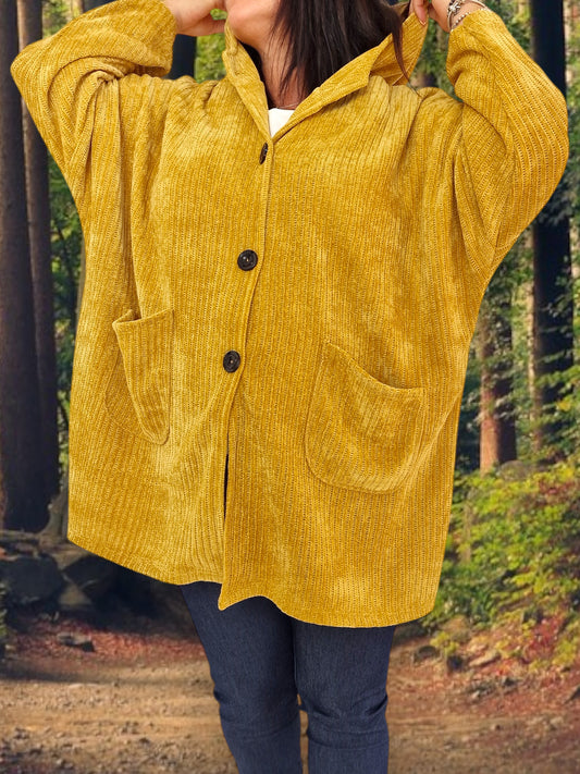 Maxi Giacca Taglia Grande Con Cappuccio Mida