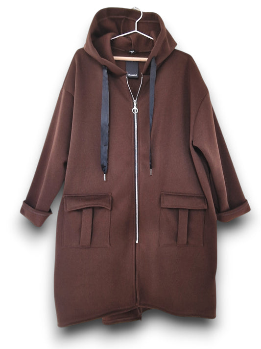 Maxi Felpa Taglie Forti  Made in Italy Constance