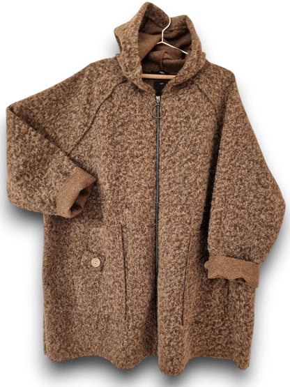 Maxi Giacca Lana Cotta Falzarego