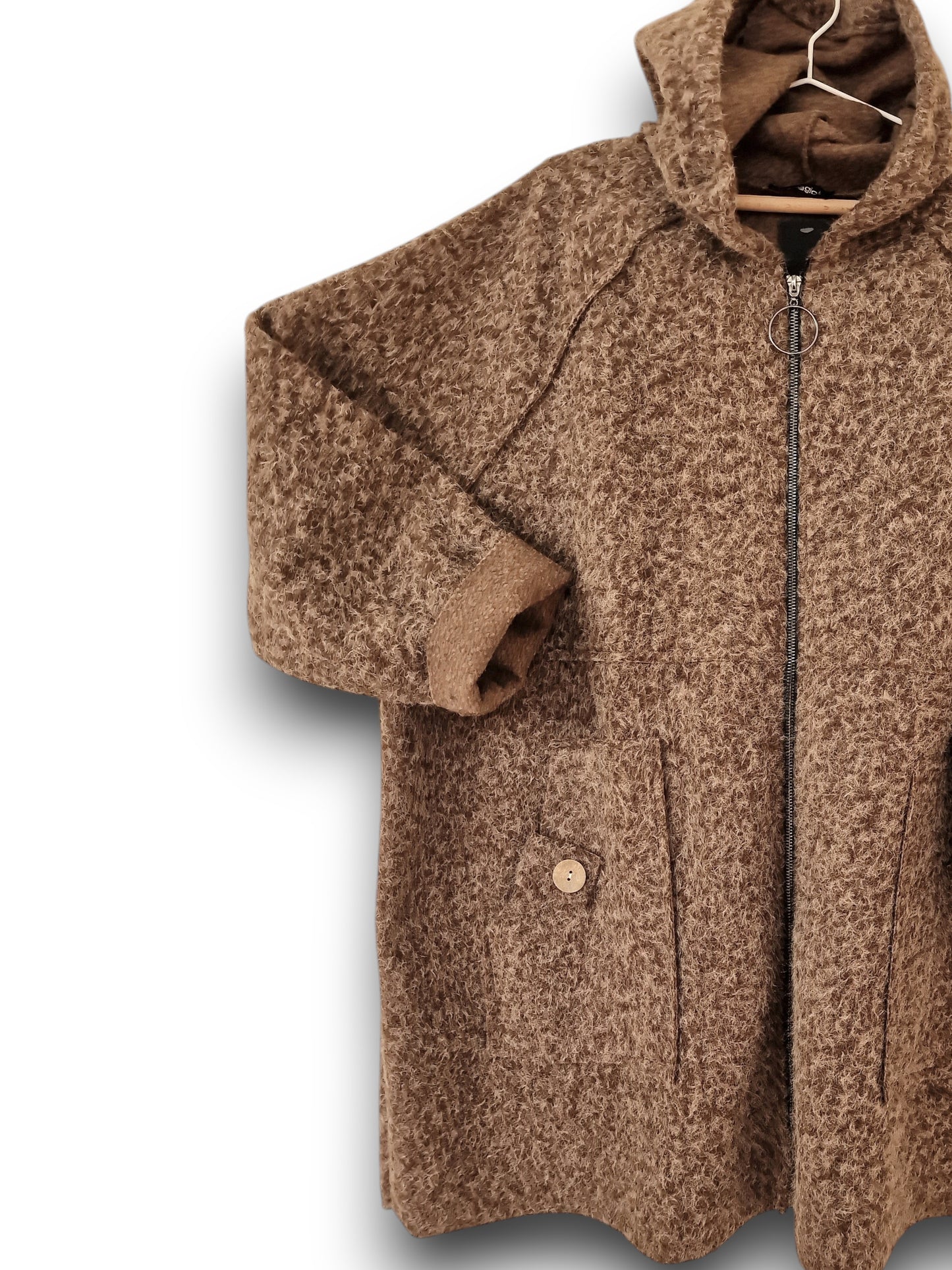 Maxi Giacca Lana Cotta Falzarego