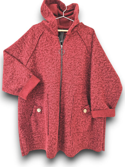 Maxi Giacca Lana Cotta Dobbiaco