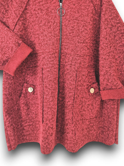 Maxi Giacca Lana Cotta Dobbiaco