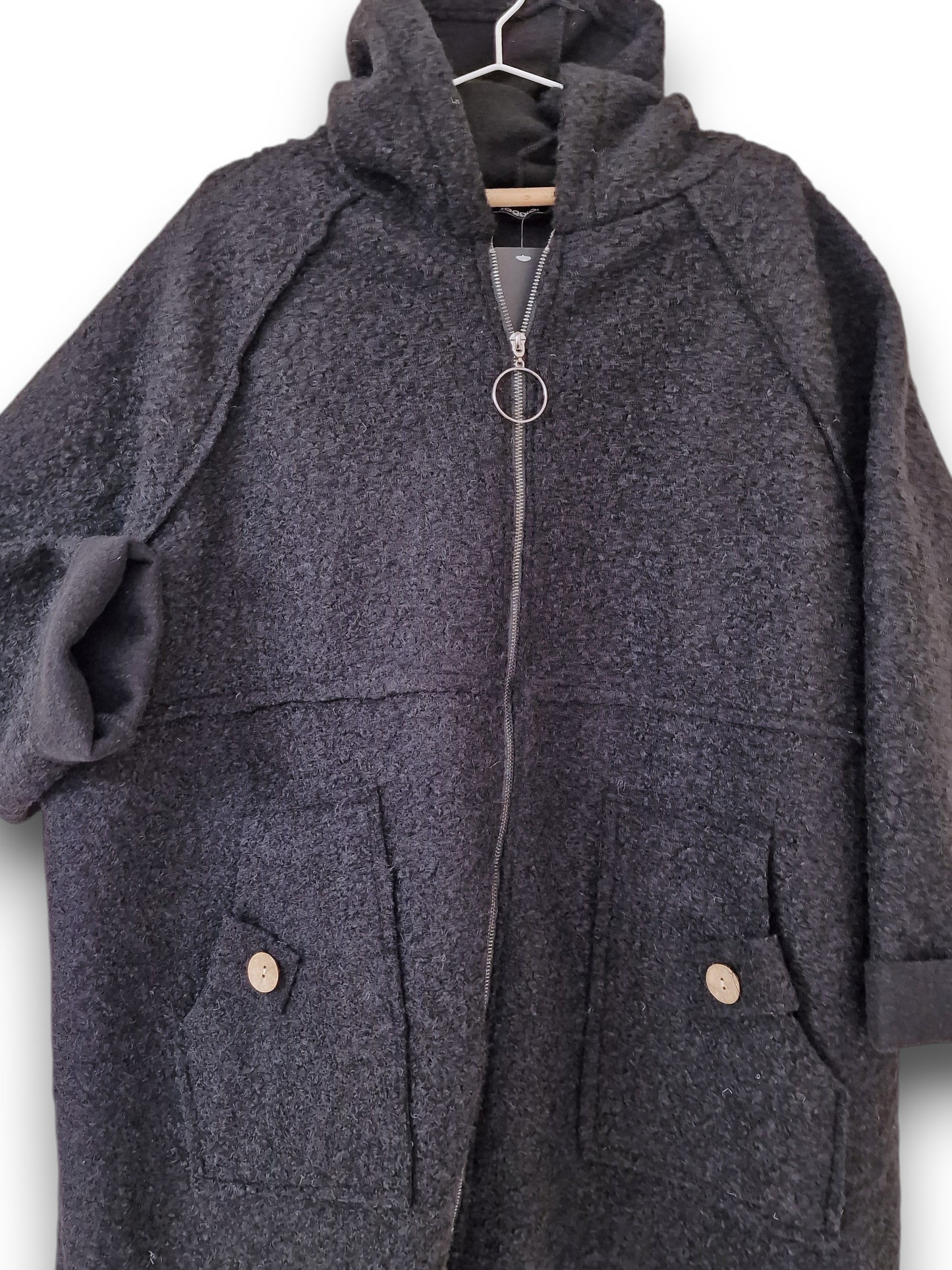 Maxi Giacca Lana Cotta Moena