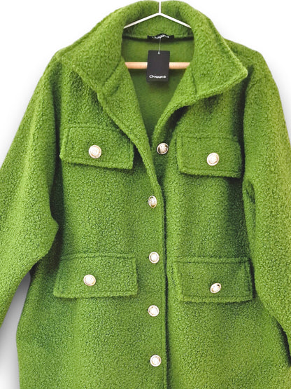 Maxi Giacca Lana Cotta Carnia