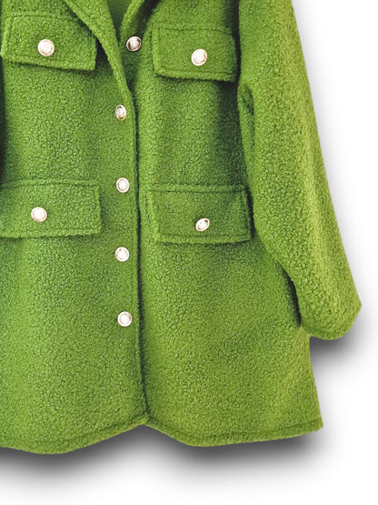 Maxi Giacca Lana Cotta Carnia