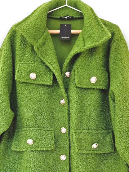 Maxi Giacca Lana Cotta Carnia