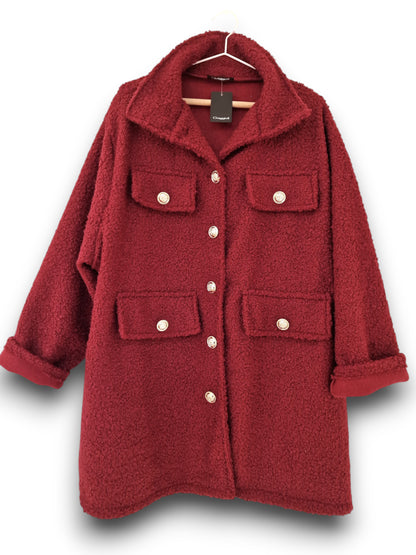 Maxi Giacca Lana Cotta Sappada