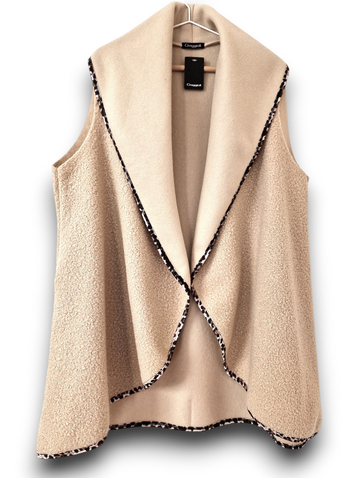 Maxi Gilet Taglie Forti Leda -  Made in Italy