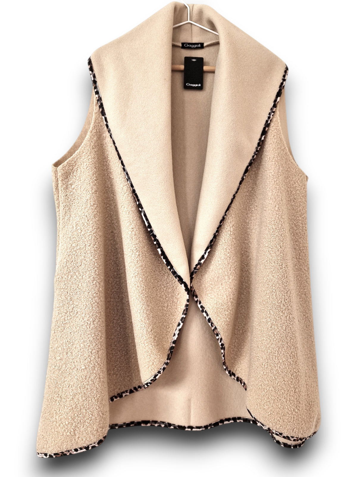 Maxi Gilet Taglie Forti Leda -  Made in Italy