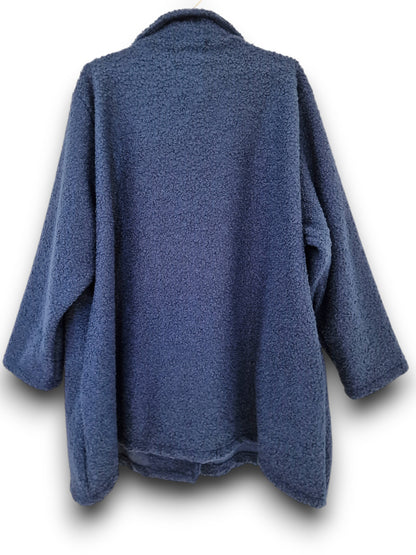 Maxi Giacca Lana Cotta Barcis