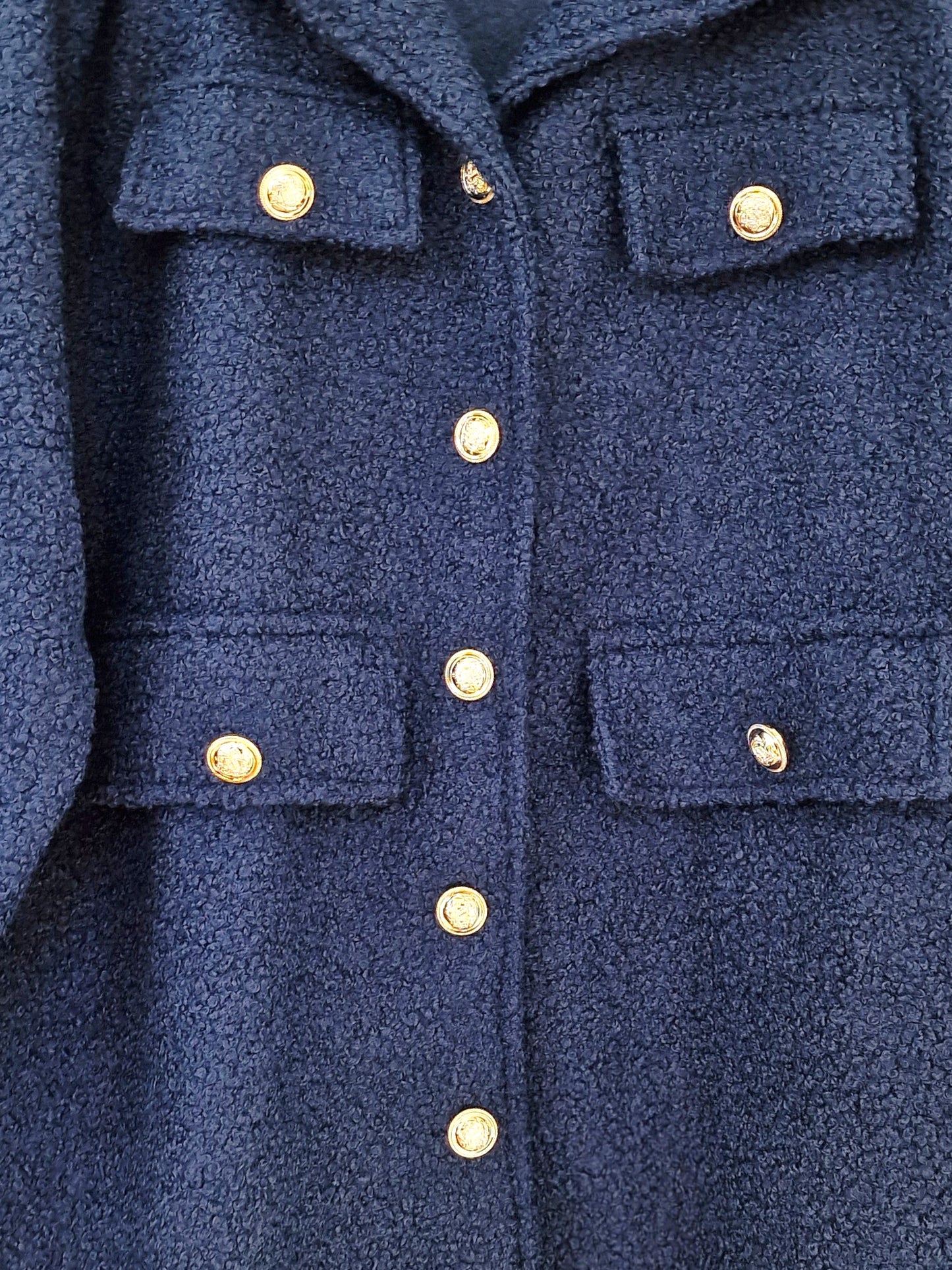 Maxi Giacca Lana Cotta Barcis