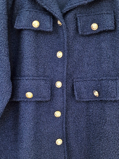 Maxi Giacca Lana Cotta Barcis