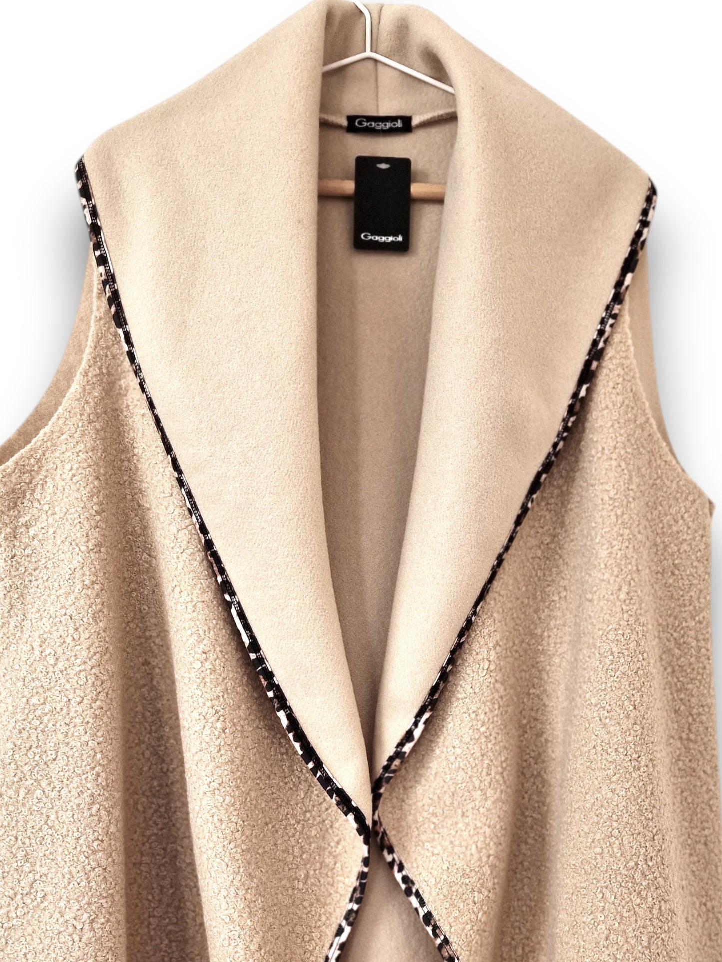 Maxi Gilet Taglie Forti Leda -  Made in Italy