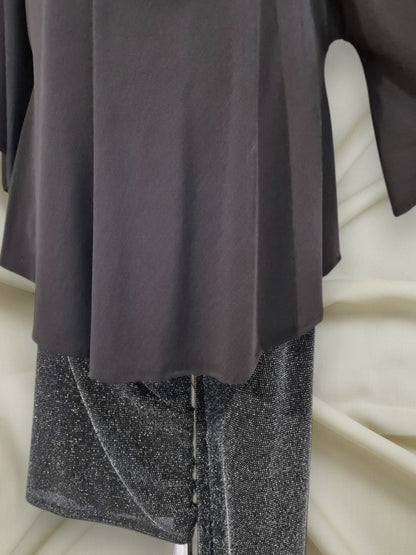 Completo  Taglie Forti Argento - Made in Italy