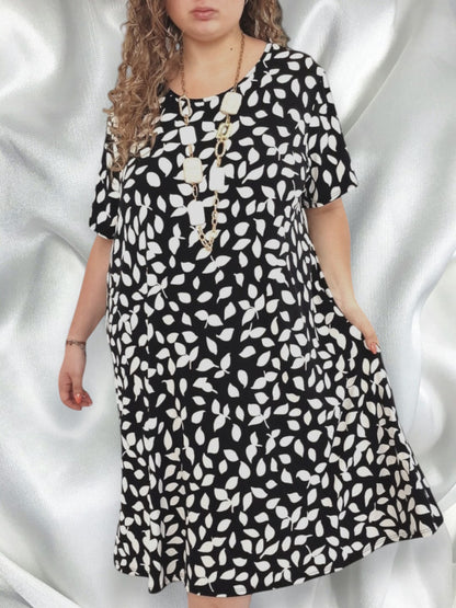 Maxi Abito in Crepe Fantasia Salvia