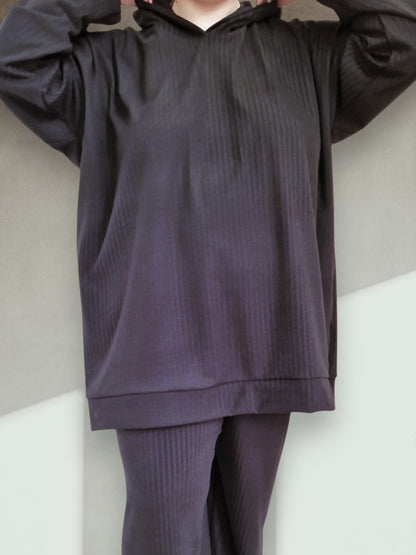 Maxi Completo in Felpa Taglie Forti Elda