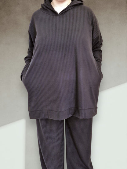 Maxi Completo in Felpa Taglie Forti Elda