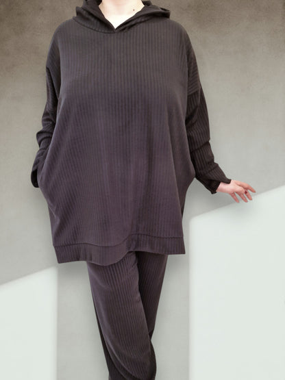 Maxi Completo in Felpa Taglie Forti Elda