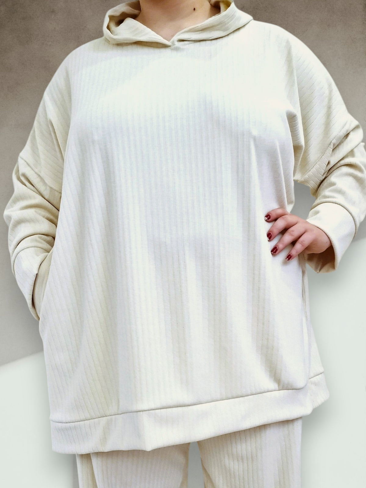 Maxi Completo in Felpa Taglie Forti Emma