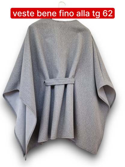 Maxi Mantella con Cinta Taglie Forti Adalgisa