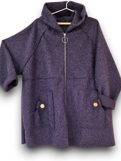 Maxi Giacca Lana Cotta Ravalles