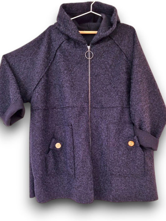 Maxi Giacca Lana Cotta Ravalles