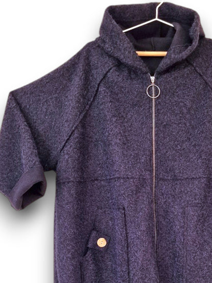 Maxi Giacca Lana Cotta Ravalles