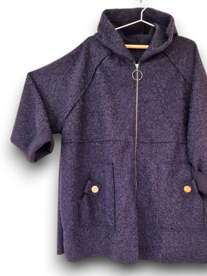 Maxi Giacca Lana Cotta Ravalles