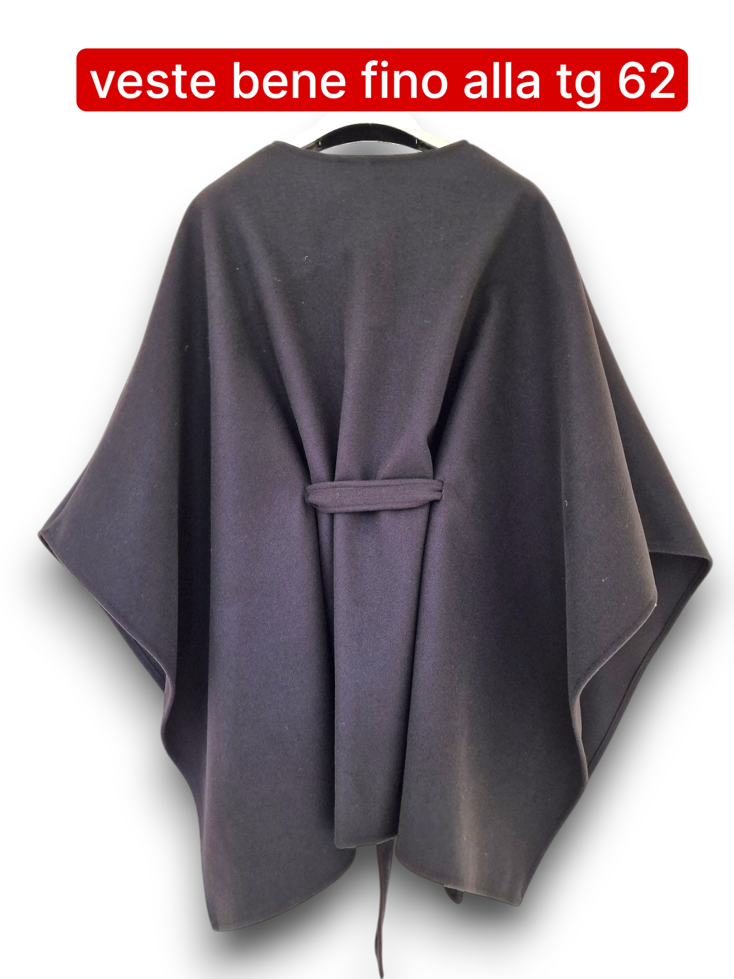 Maxi Mantella con Cinta Taglie Forti  Arca