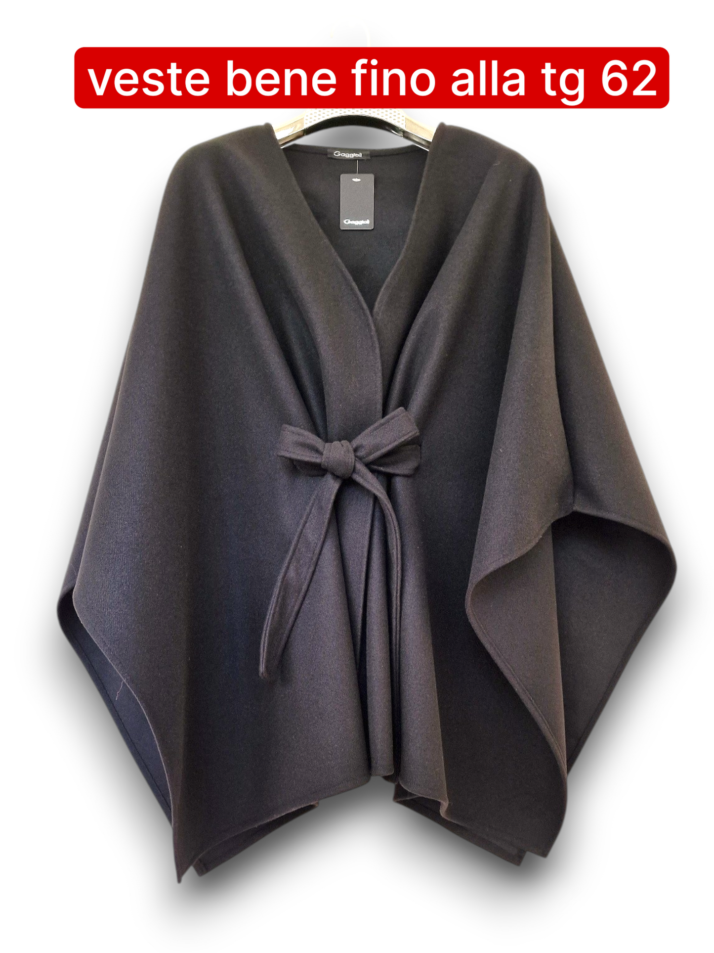 Maxi Mantella con Cinta Taglie Forti  Arca