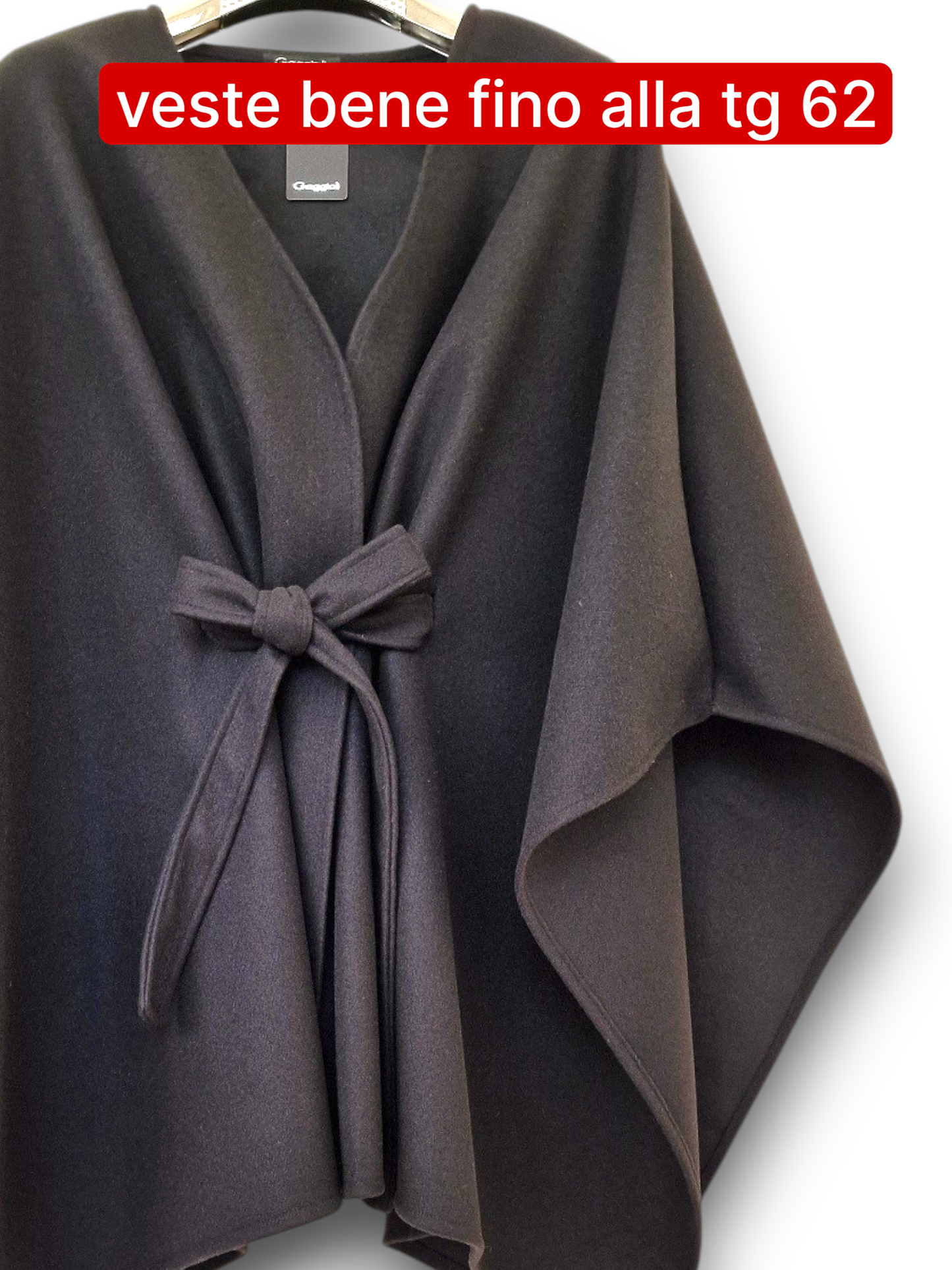 Maxi Mantella con Cinta Taglie Forti  Arca