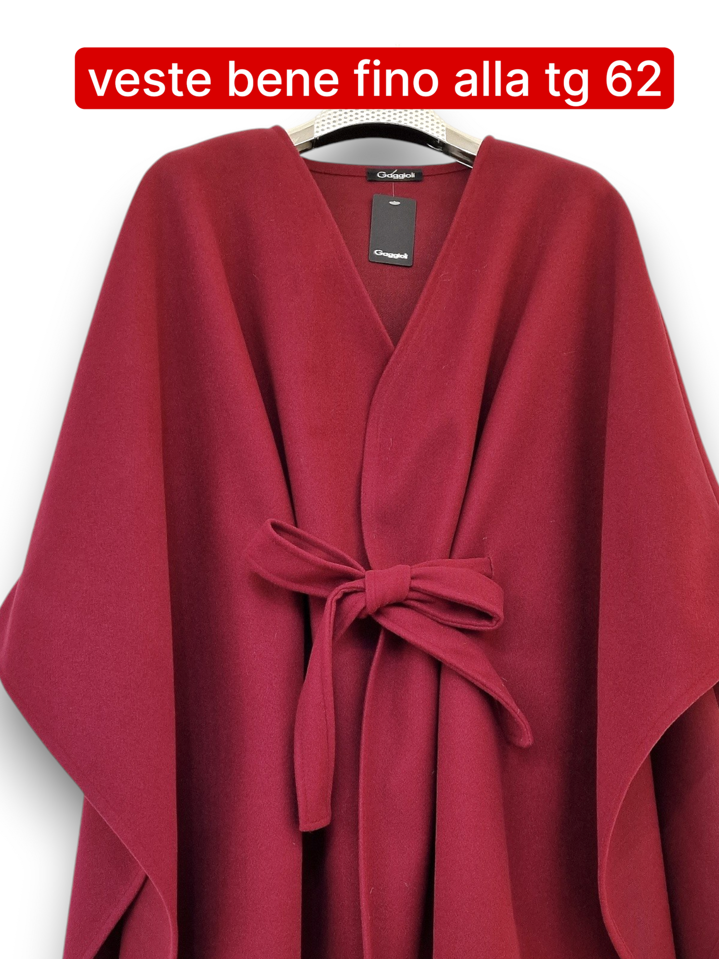 Maxi Mantella con Cinta Taglie Forti Arianna