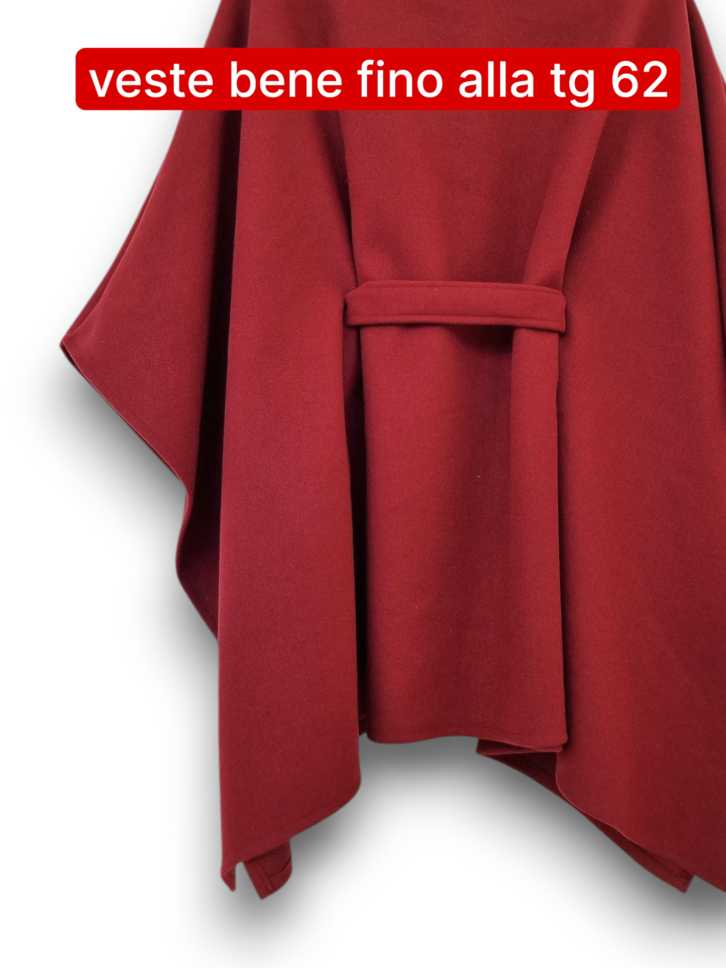 Maxi Mantella con Cinta Taglie Forti Arianna