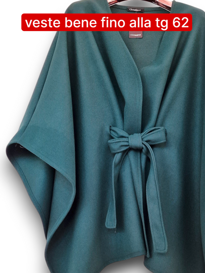 Maxi Mantella con Cinta Taglie Forti Ascania